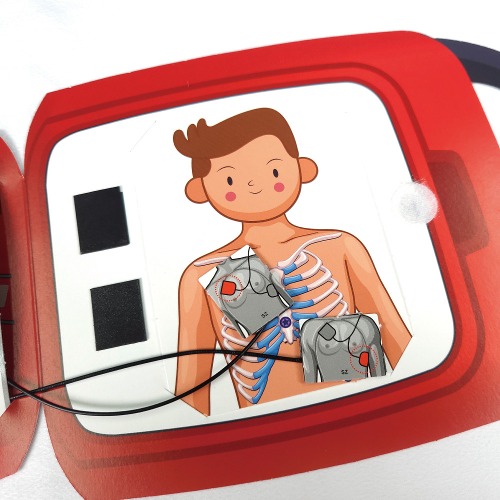 [심폐소생술체험북] AED(심장충격기)미니모형 5인용
